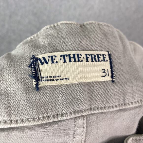 Free People We The Free Womens 31 Grey Jayde Flare Jeans - Picture 9 of 10
